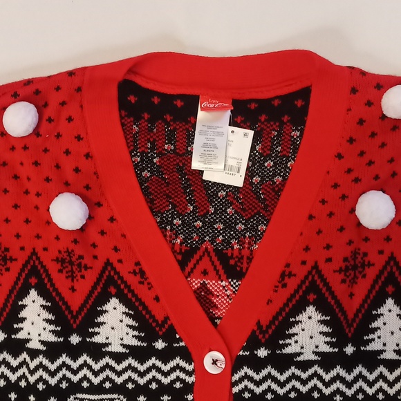 Woman's NWT coca cola sweater size XL - Picture 3 of 9